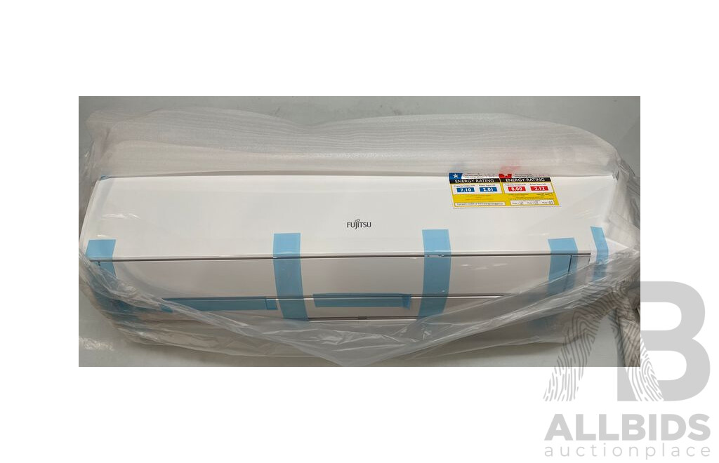 Fujitsu Inverter Reverse Cycle Split System Air Conditioner - Brand New