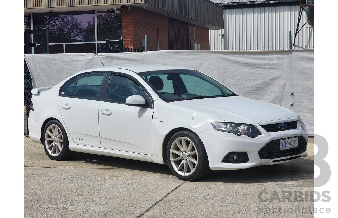 10/2014 Ford Falcon XR6 FG MK2 4d Sedan White 4.0L