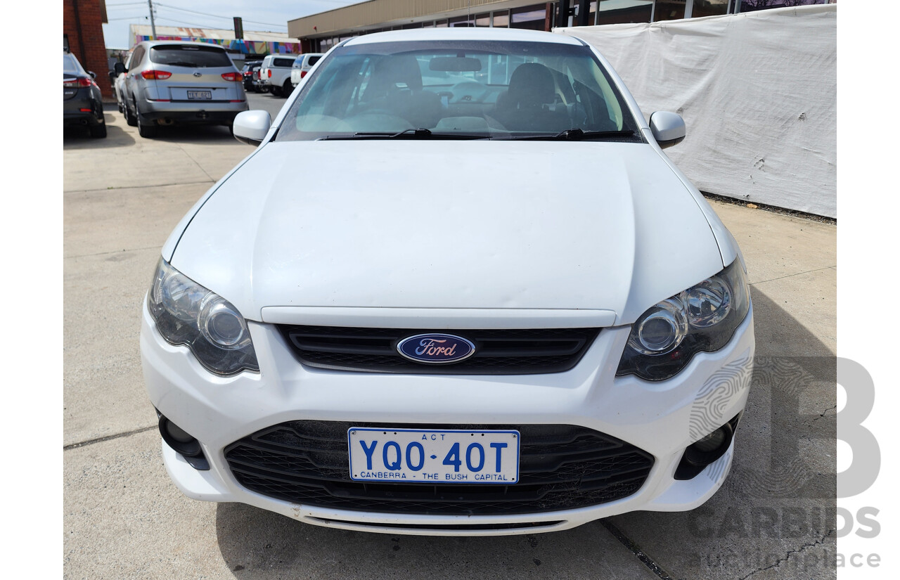 10/2014 Ford Falcon XR6 FG MK2 4d Sedan White 4.0L