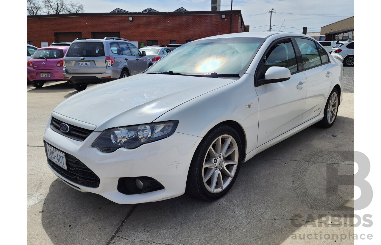 10/2014 Ford Falcon XR6 FG MK2 4d Sedan White 4.0L