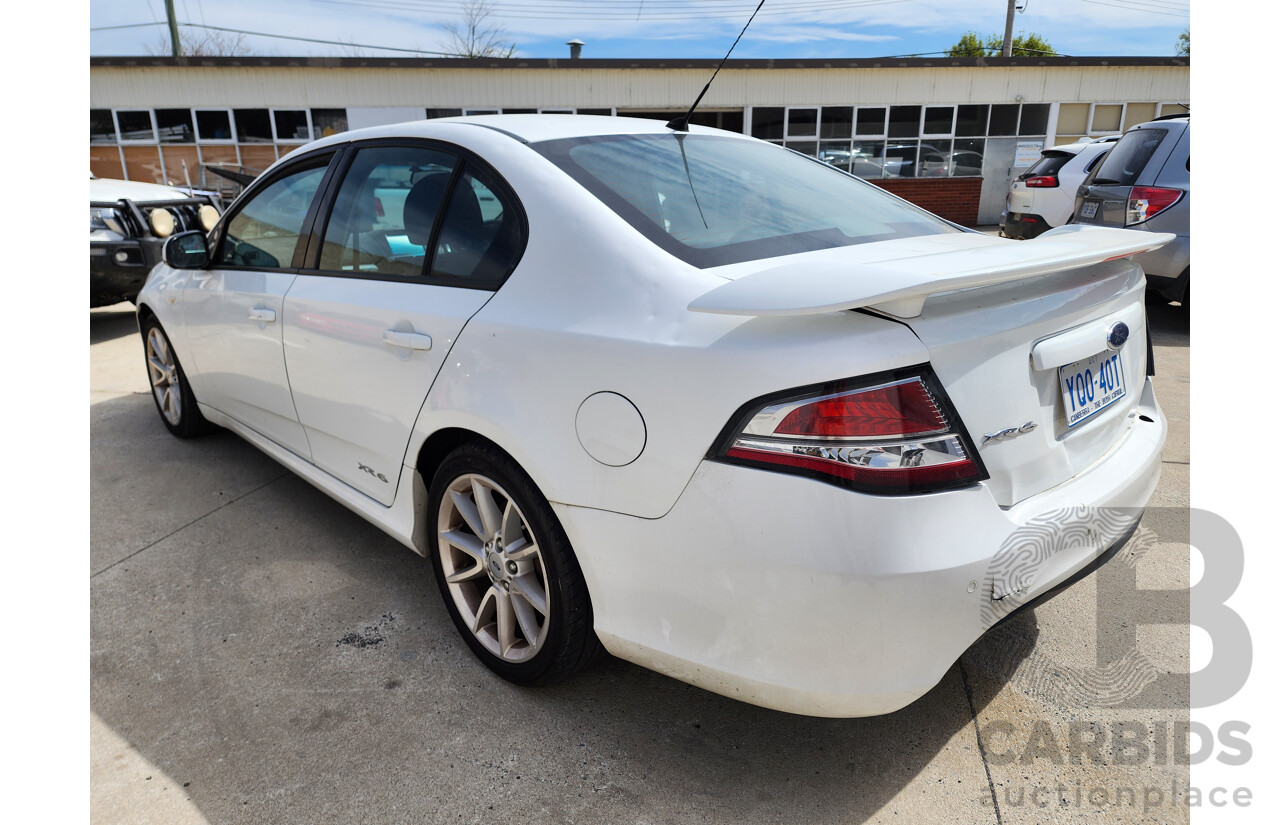 10/2014 Ford Falcon XR6 FG MK2 4d Sedan White 4.0L