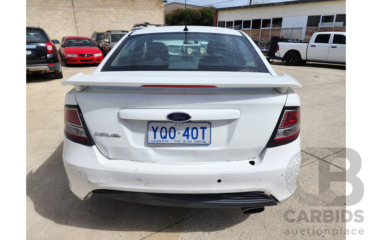 10/2014 Ford Falcon XR6 FG MK2 4d Sedan White 4.0L