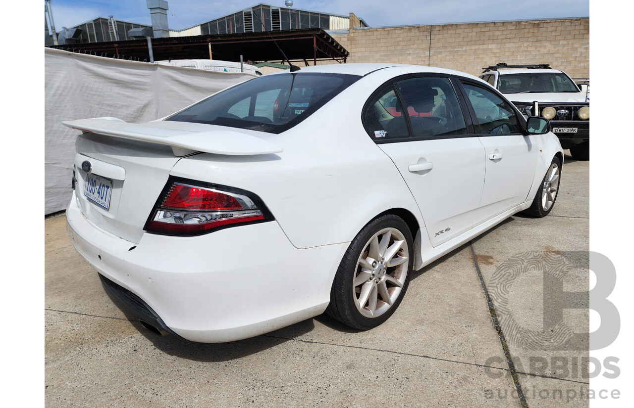 10/2014 Ford Falcon XR6 FG MK2 4d Sedan White 4.0L