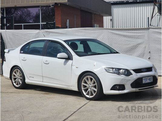 10/2014 Ford Falcon XR6 FG MK2 4d Sedan White 4.0L