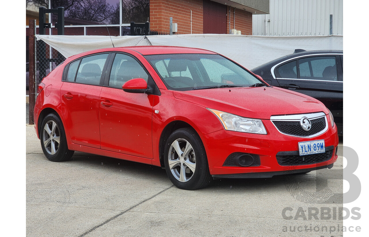 10/2011 Holden Cruze CD JH MY12 5d Hatchback Red 1.8L