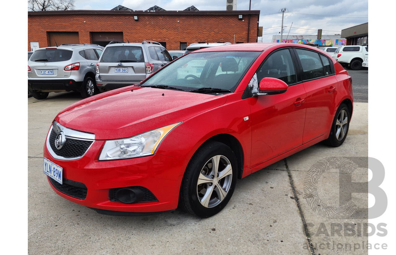 10/2011 Holden Cruze CD JH MY12 5d Hatchback Red 1.8L