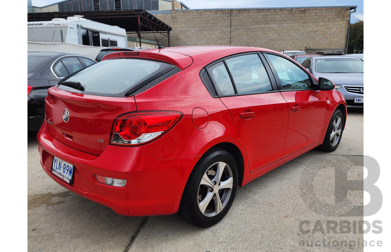 10/2011 Holden Cruze CD JH MY12 5d Hatchback Red 1.8L