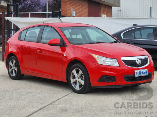 10/2011 Holden Cruze CD JH MY12 5d Hatchback Red 1.8L