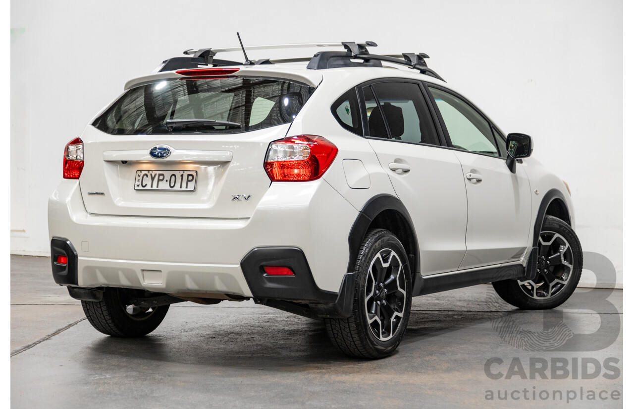 5/2015 Subaru XV 2.0i-L (AWD) MY15 4d Wagon Pearl White 2.0L