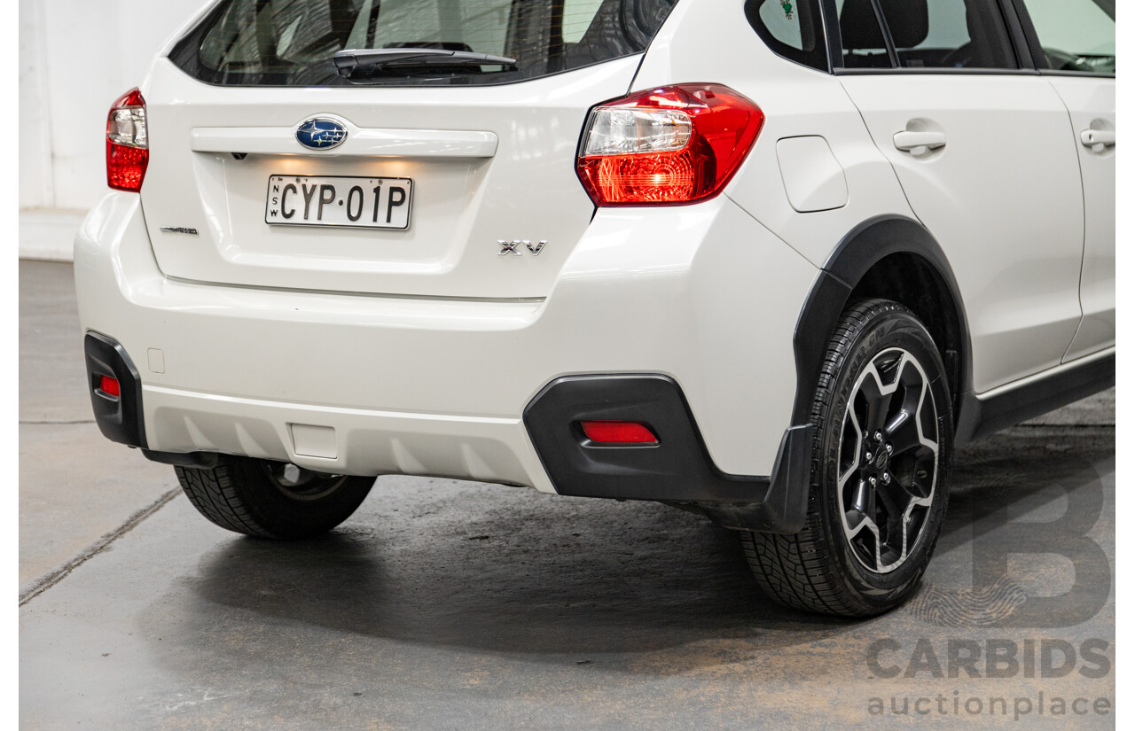 5/2015 Subaru XV 2.0i-L (AWD) MY15 4d Wagon Pearl White 2.0L