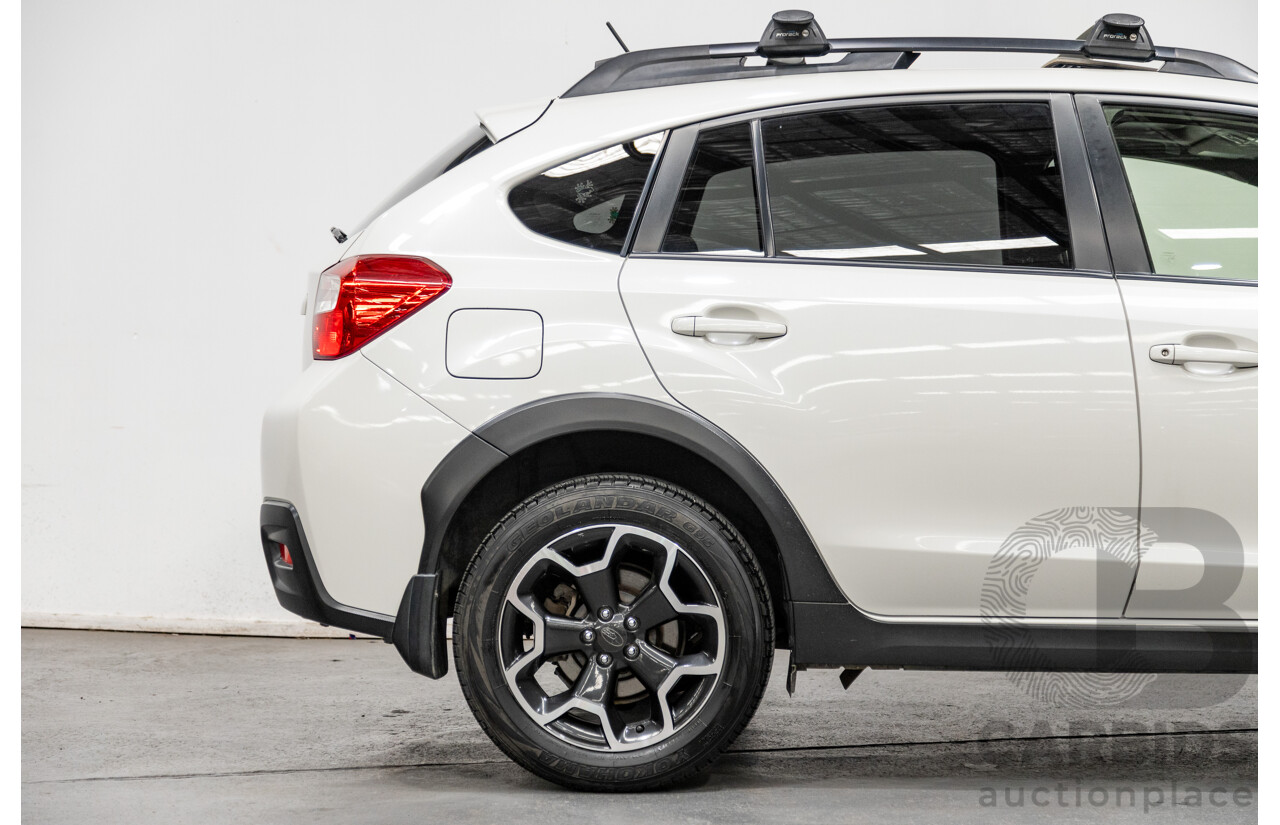 5/2015 Subaru XV 2.0i-L (AWD) MY15 4d Wagon Pearl White 2.0L