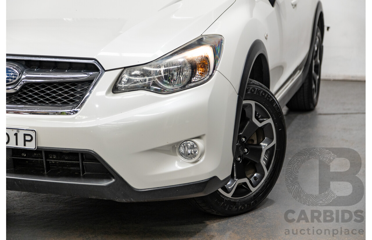 5/2015 Subaru XV 2.0i-L (AWD) MY15 4d Wagon Pearl White 2.0L