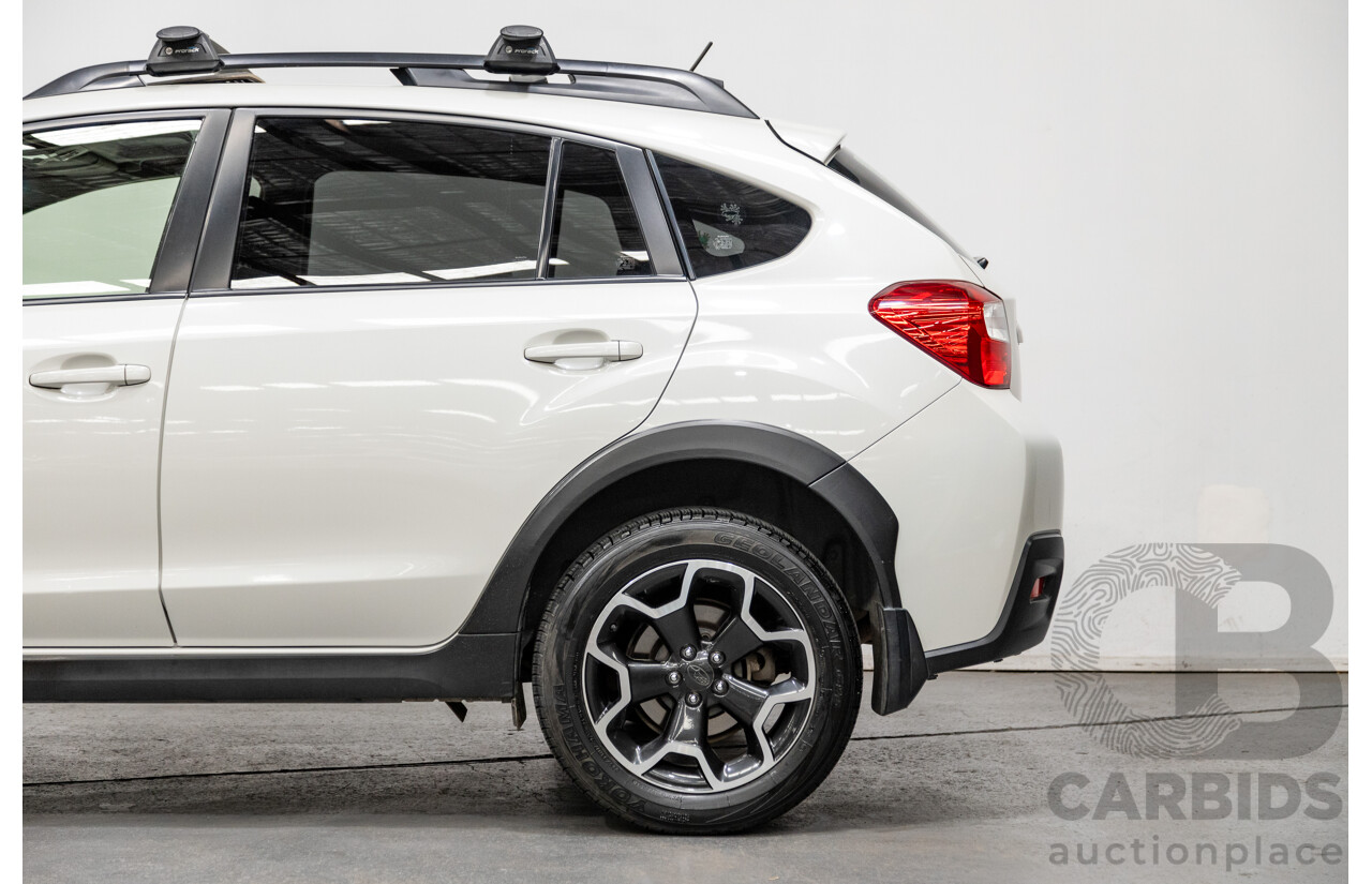 5/2015 Subaru XV 2.0i-L (AWD) MY15 4d Wagon Pearl White 2.0L