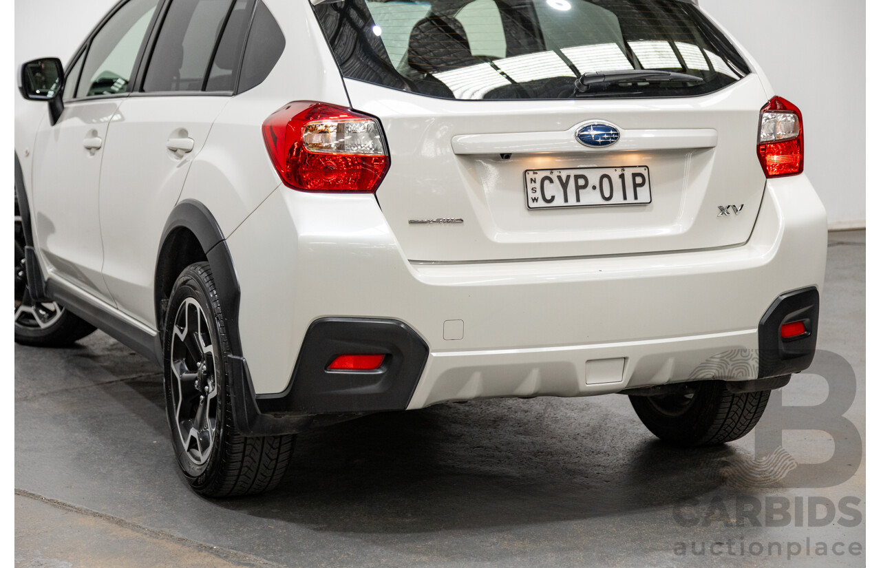 5/2015 Subaru XV 2.0i-L (AWD) MY15 4d Wagon Pearl White 2.0L