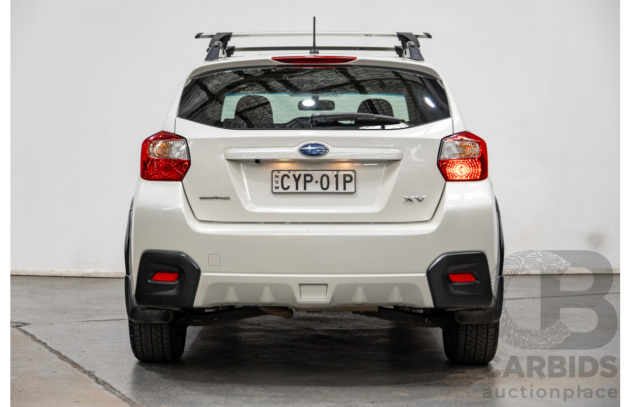 5/2015 Subaru XV 2.0i-L (AWD) MY15 4d Wagon Pearl White 2.0L