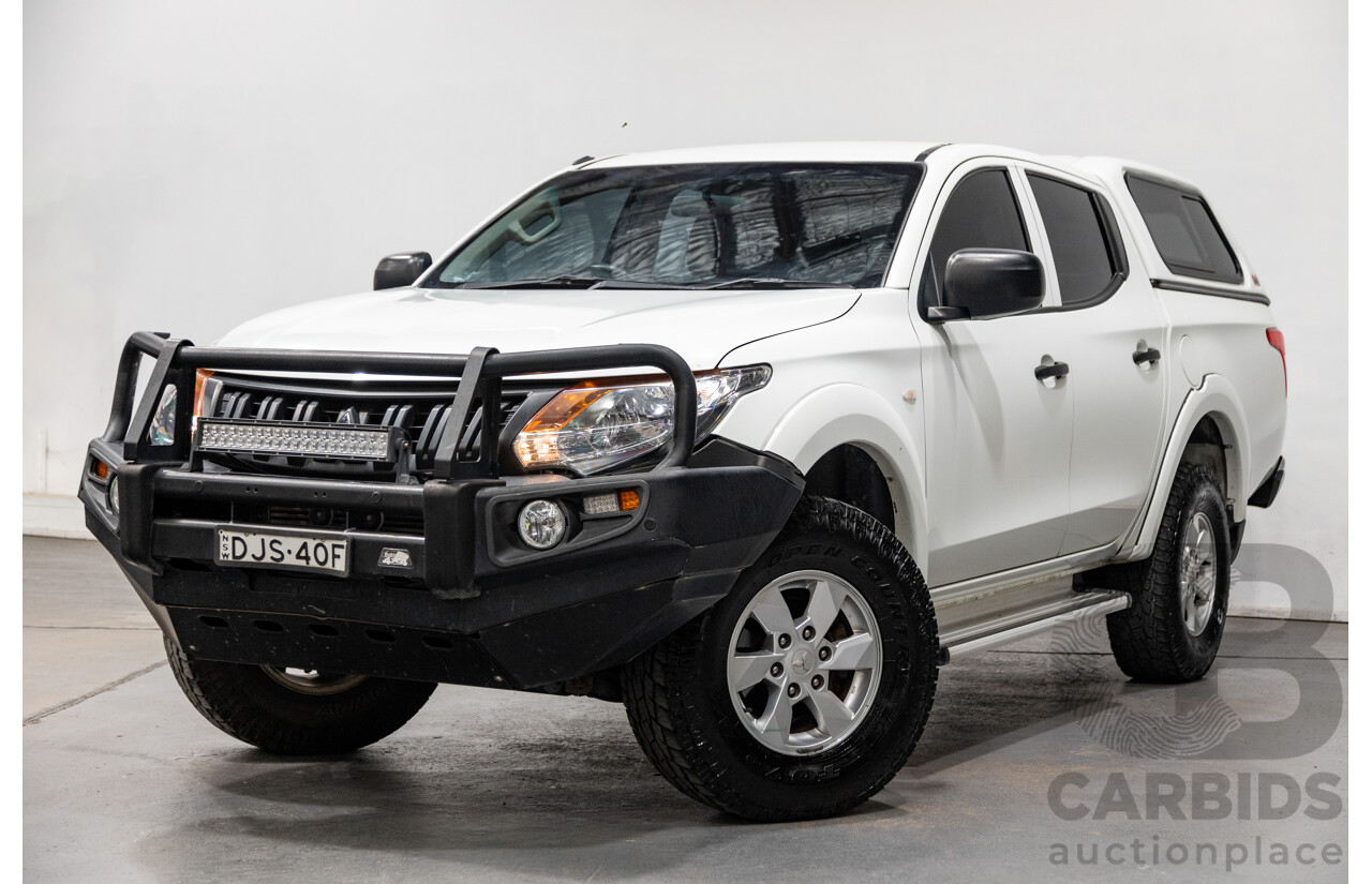 5/2016 Mitsubishi Triton GLX (4x4) MQ MY16 Dual C/Chas White Turbo Diesel 2.4L