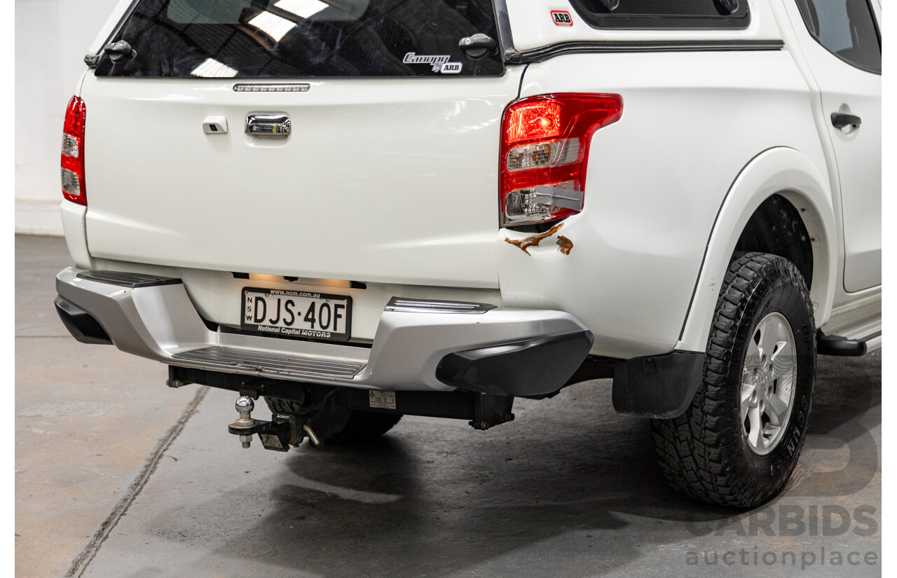 5/2016 Mitsubishi Triton GLX (4x4) MQ MY16 Dual C/Chas White Turbo Diesel 2.4L