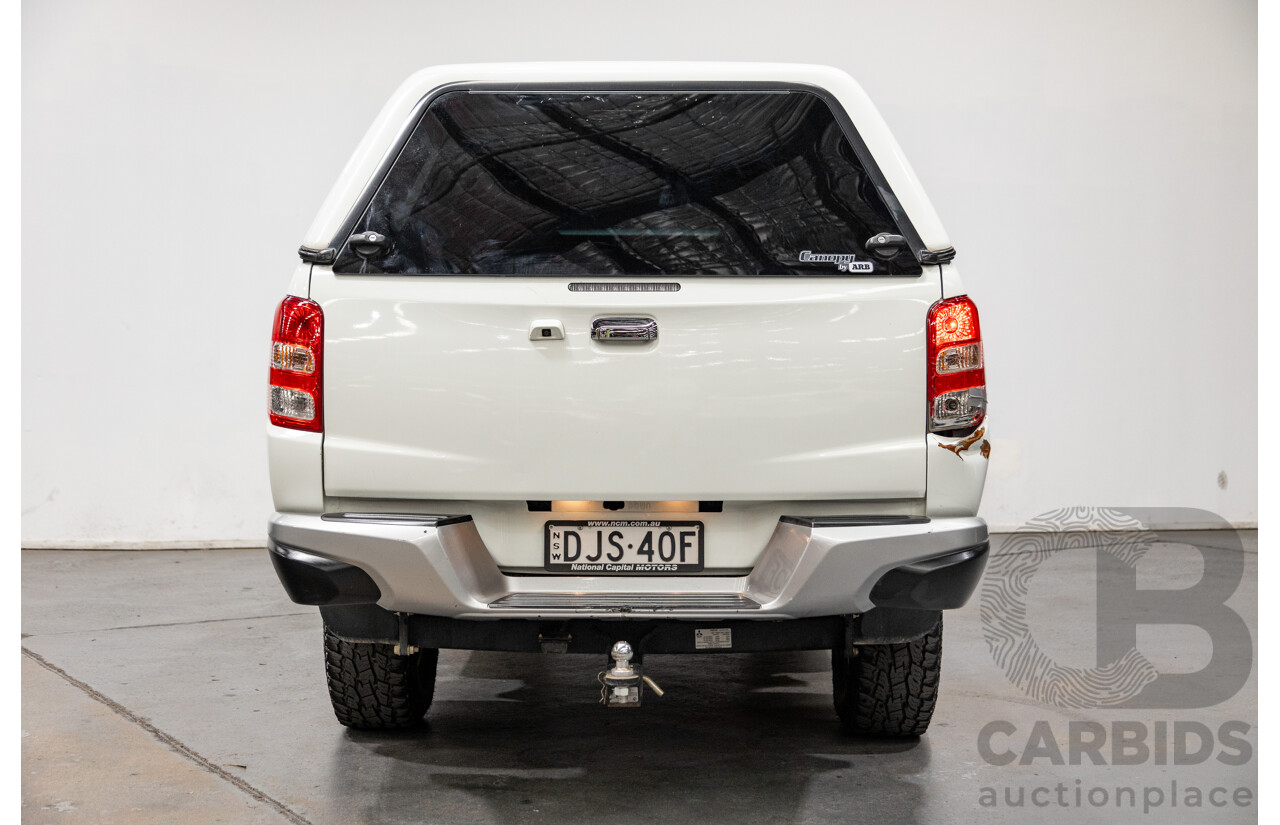 5/2016 Mitsubishi Triton GLX (4x4) MQ MY16 Dual C/Chas White Turbo Diesel 2.4L