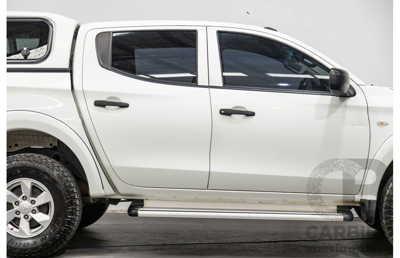 5/2016 Mitsubishi Triton GLX (4x4) MQ MY16 Dual C/Chas White Turbo Diesel 2.4L