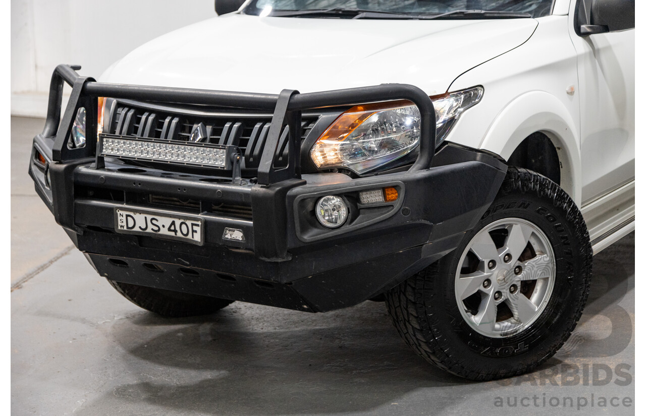 5/2016 Mitsubishi Triton GLX (4x4) MQ MY16 Dual C/Chas White Turbo Diesel 2.4L