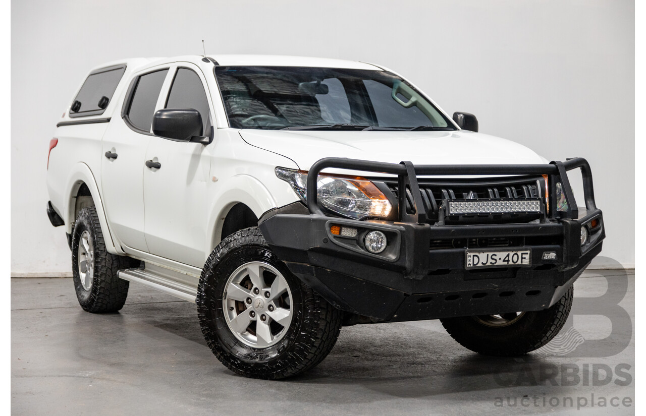 5/2016 Mitsubishi Triton GLX (4x4) MQ MY16 Dual C/Chas White Turbo Diesel 2.4L