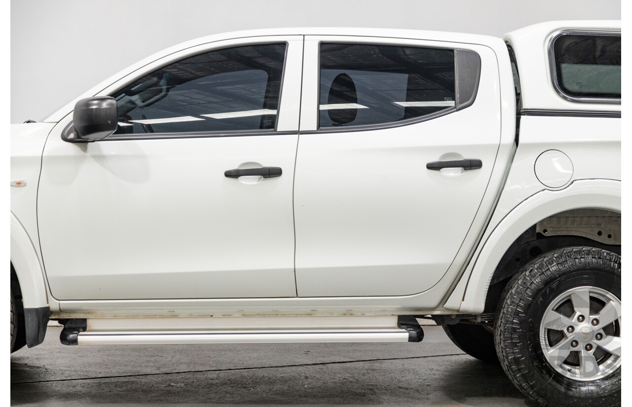 5/2016 Mitsubishi Triton GLX (4x4) MQ MY16 Dual C/Chas White Turbo Diesel 2.4L