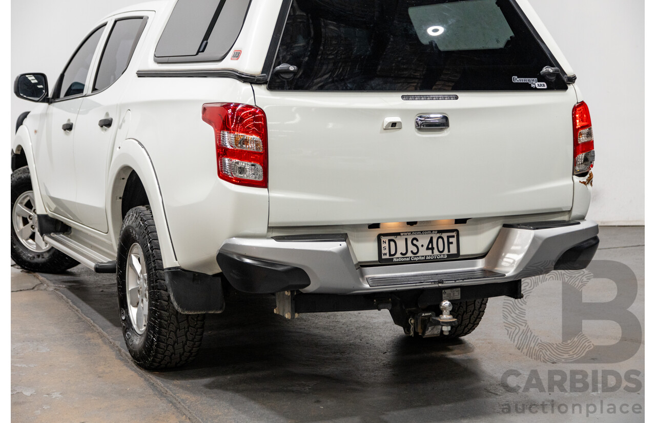 5/2016 Mitsubishi Triton GLX (4x4) MQ MY16 Dual C/Chas White Turbo Diesel 2.4L