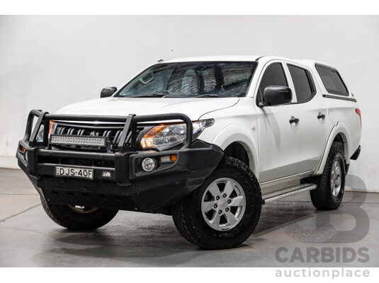 5/2016 Mitsubishi Triton GLX (4x4) MQ MY16 Dual C/Chas White Turbo Diesel 2.4L