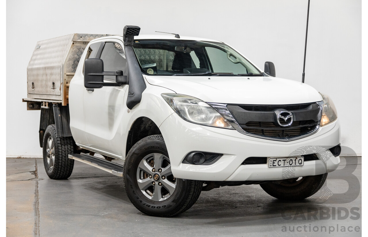 8/2017 Mazda BT-50 XT (4x4) MY16 Freestyle C/Chas White Turbo Diesel 3.2L