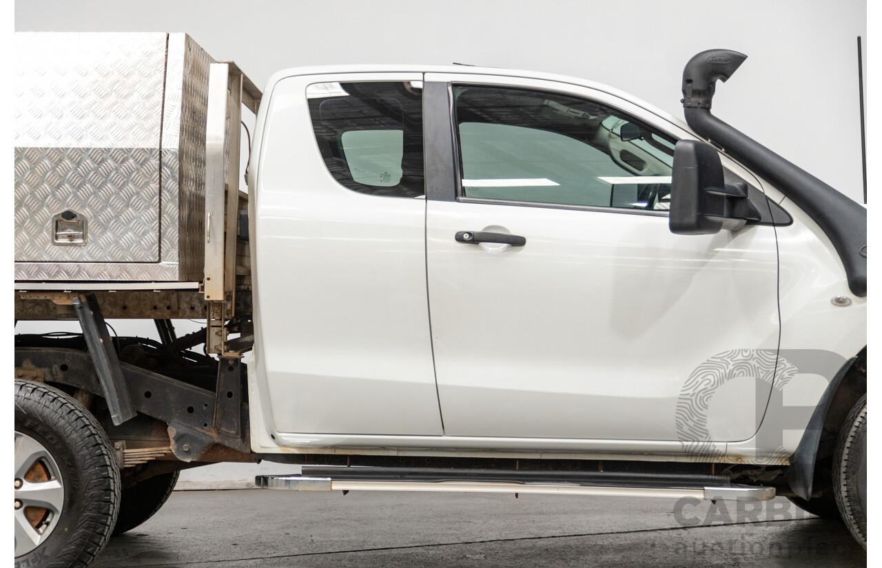 8/2017 Mazda BT-50 XT (4x4) MY16 Freestyle C/Chas White Turbo Diesel 3.2L