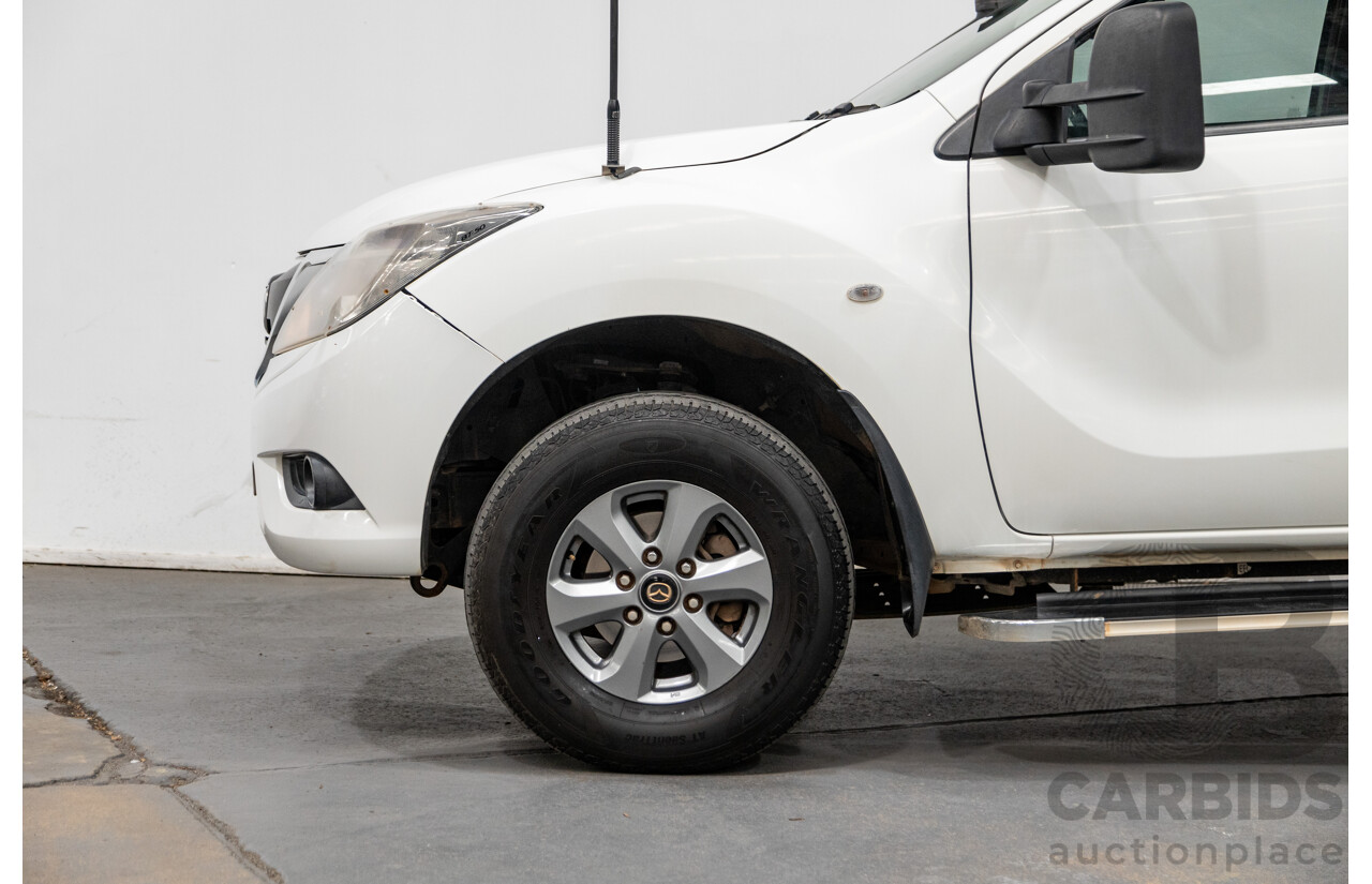 8/2017 Mazda BT-50 XT (4x4) MY16 Freestyle C/Chas White Turbo Diesel 3.2L