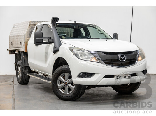 8/2017 Mazda BT-50 XT (4x4) MY16 Freestyle C/Chas White Turbo Diesel 3.2L