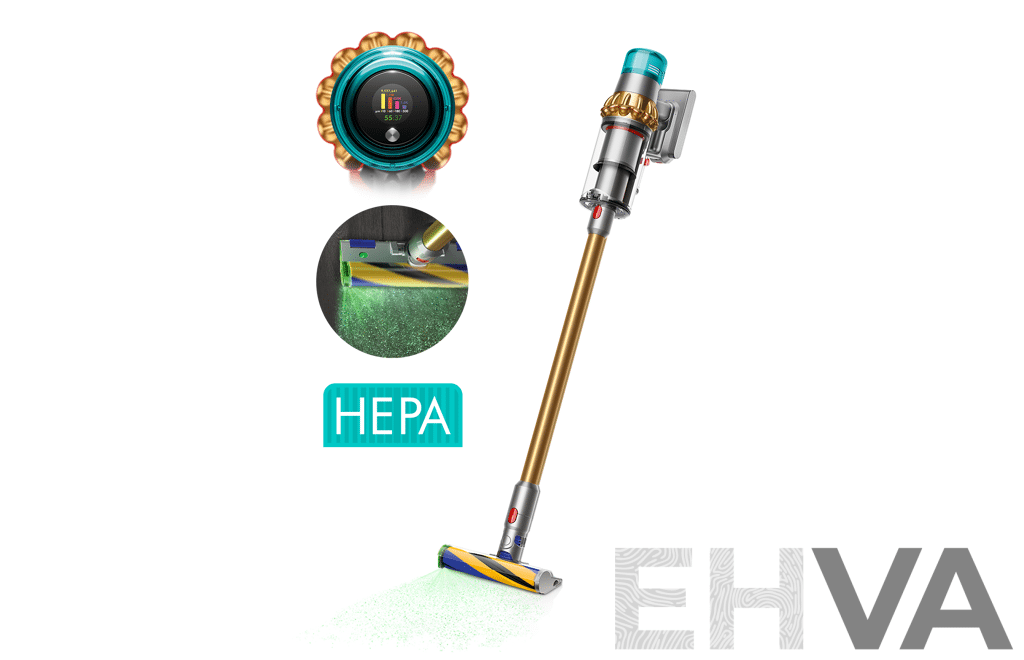 DYSON (394092)  V15 Detect Complete Vacuum - Gold/Iron/Gold - ORP $1,099.00 (Includes 1 Year Warranty From Dyson)
