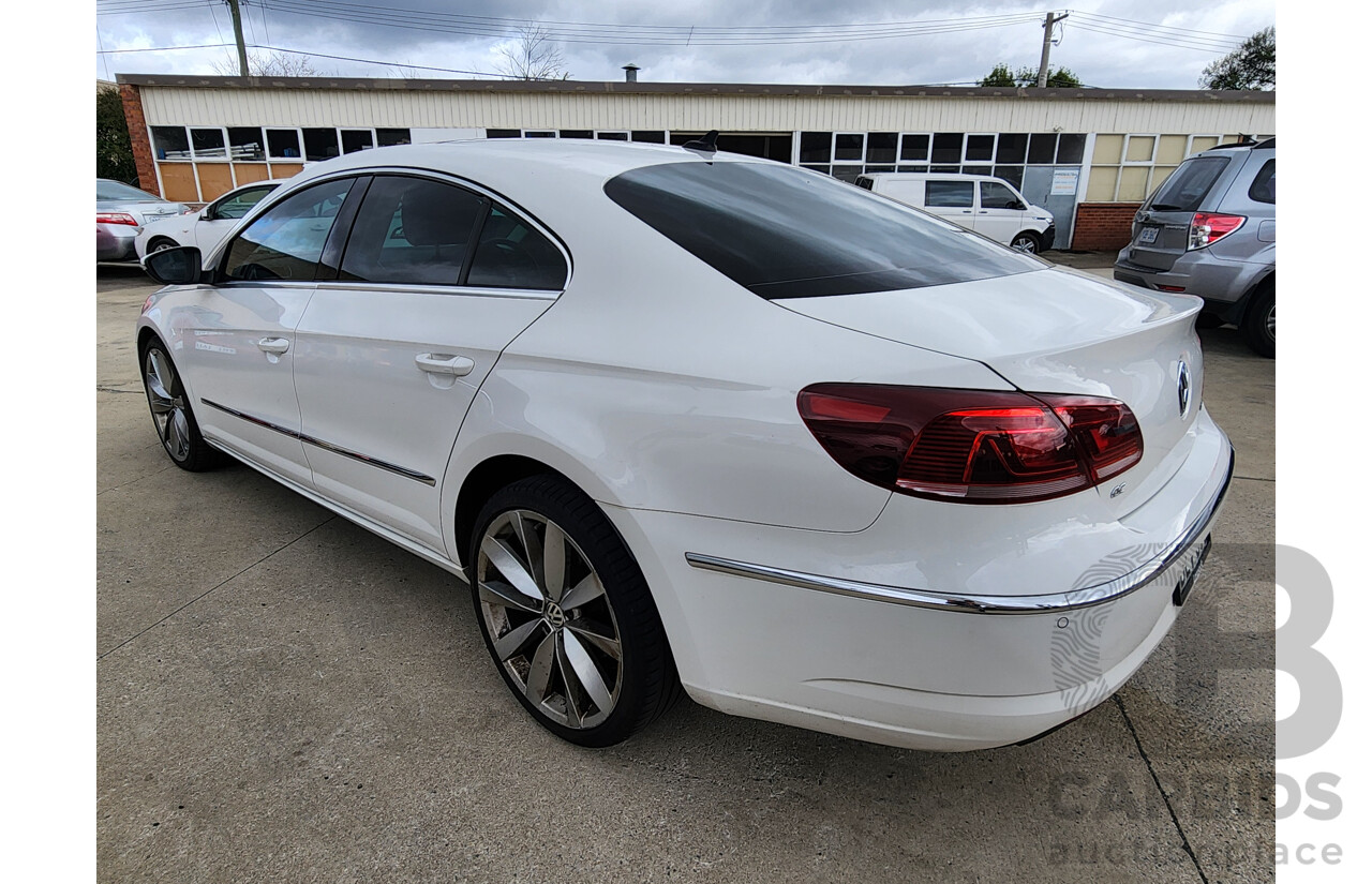 7/2013 Volkswagen CC 130 TDI 3C MY13.5 4d Coupe White 2.0L