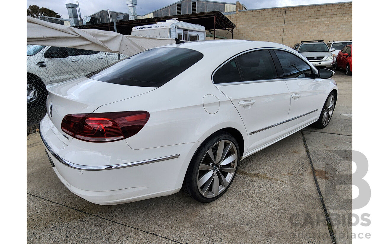 7/2013 Volkswagen CC 130 TDI 3C MY13.5 4d Coupe White 2.0L