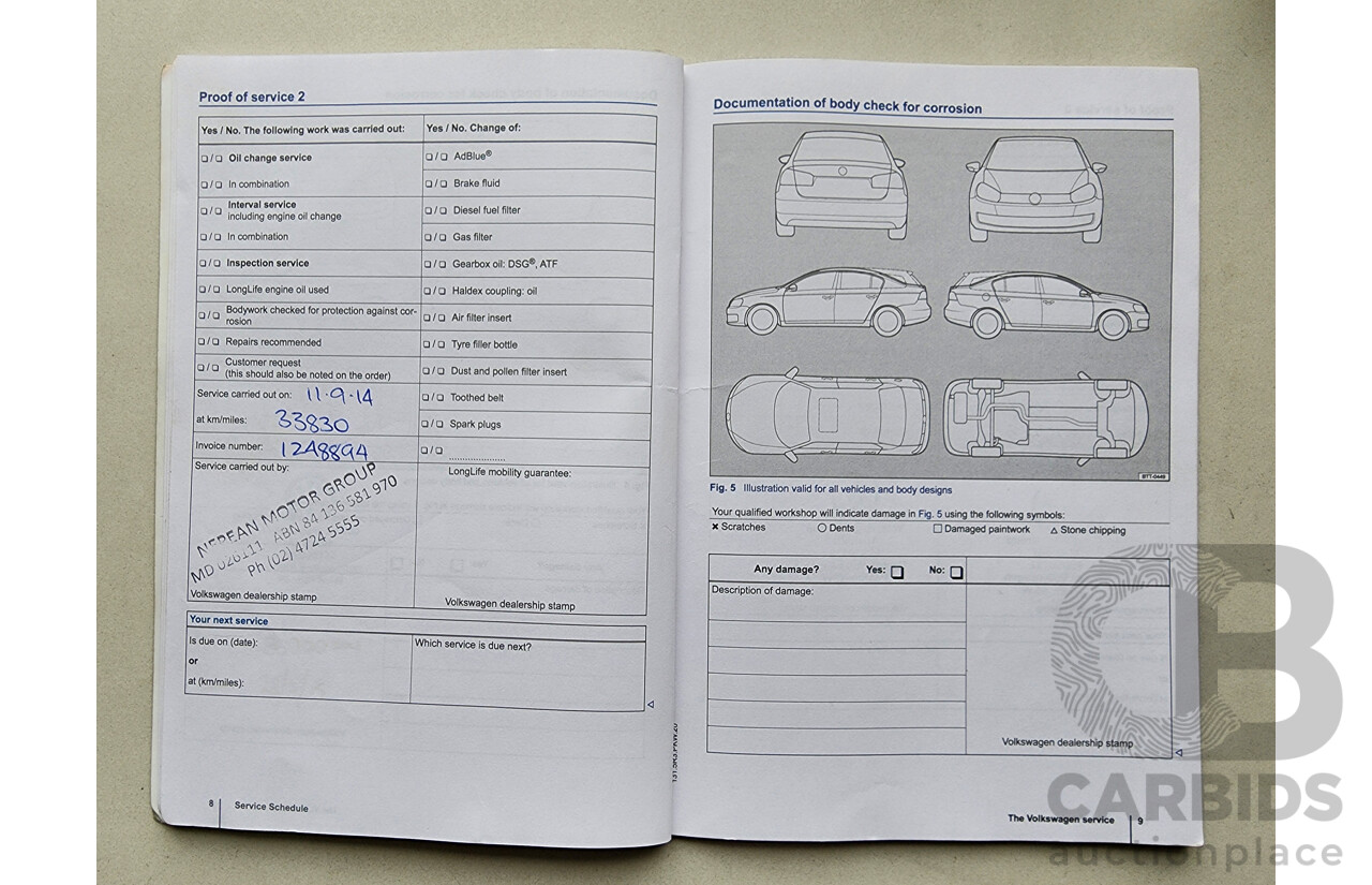 7/2013 Volkswagen CC 130 TDI 3C MY13.5 4d Coupe White 2.0L