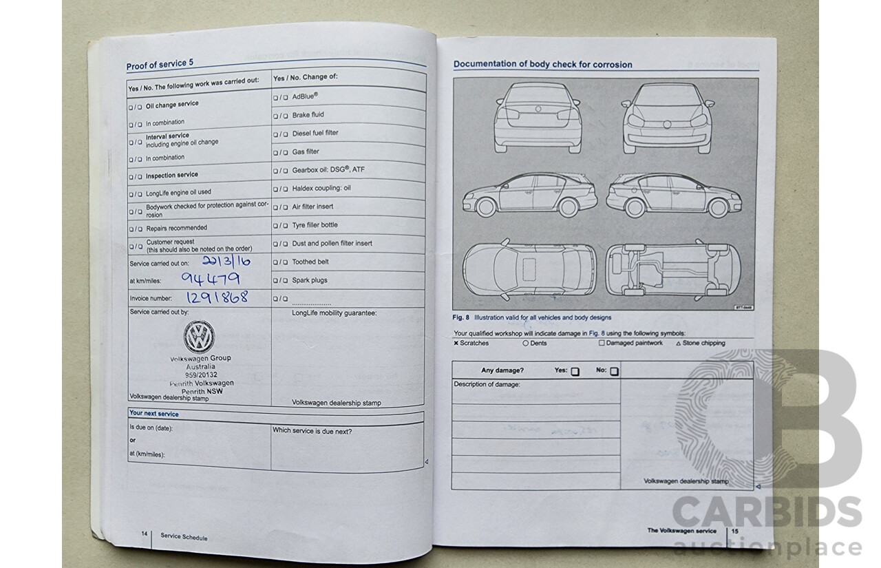 7/2013 Volkswagen CC 130 TDI 3C MY13.5 4d Coupe White 2.0L