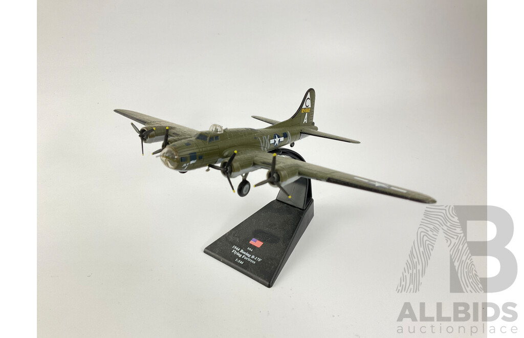 Collection of Diecast Allied WW2 Aircraft Including 1945 Avro Lancaster, 1944 Flying Fortress(2) P51-P Mustang, PZL-P 37B