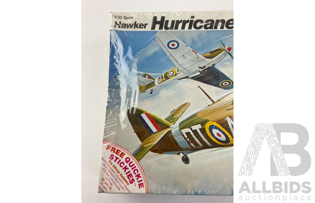 Vintage Revell Model Hawker Hurricane MK I - 1:32 Scale