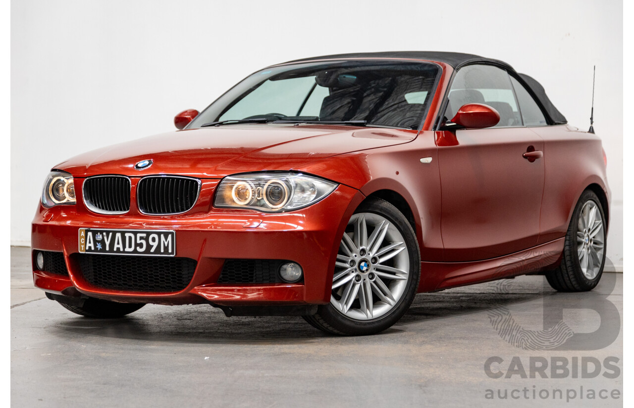 6/2008 BMW 125i E88 M-Sport Package 2d Convertible Sedona Red Metallic 3.0L