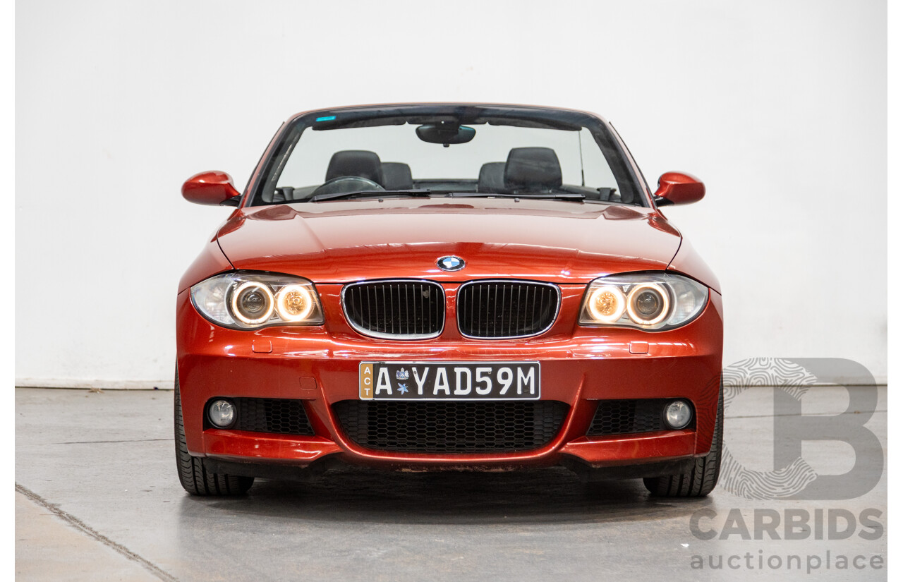 6/2008 BMW 125i E88 M-Sport Package 2d Convertible Sedona Red Metallic 3.0L