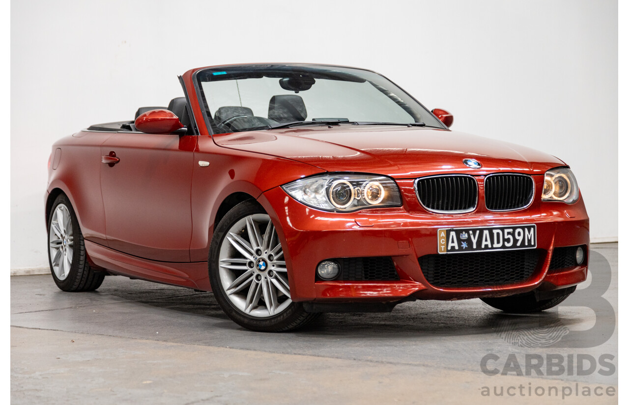 6/2008 BMW 125i E88 M-Sport Package 2d Convertible Sedona Red Metallic 3.0L