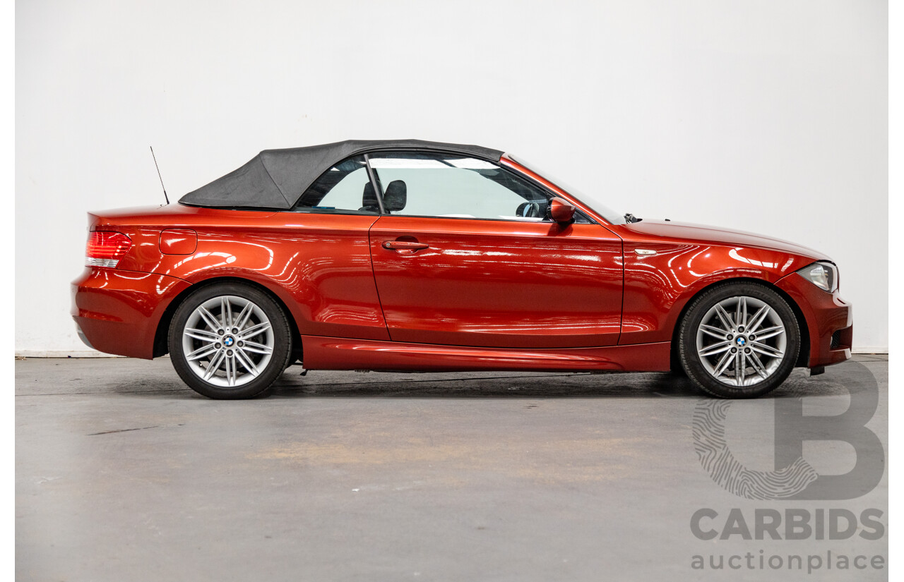 6/2008 BMW 125i E88 M-Sport Package 2d Convertible Sedona Red Metallic 3.0L