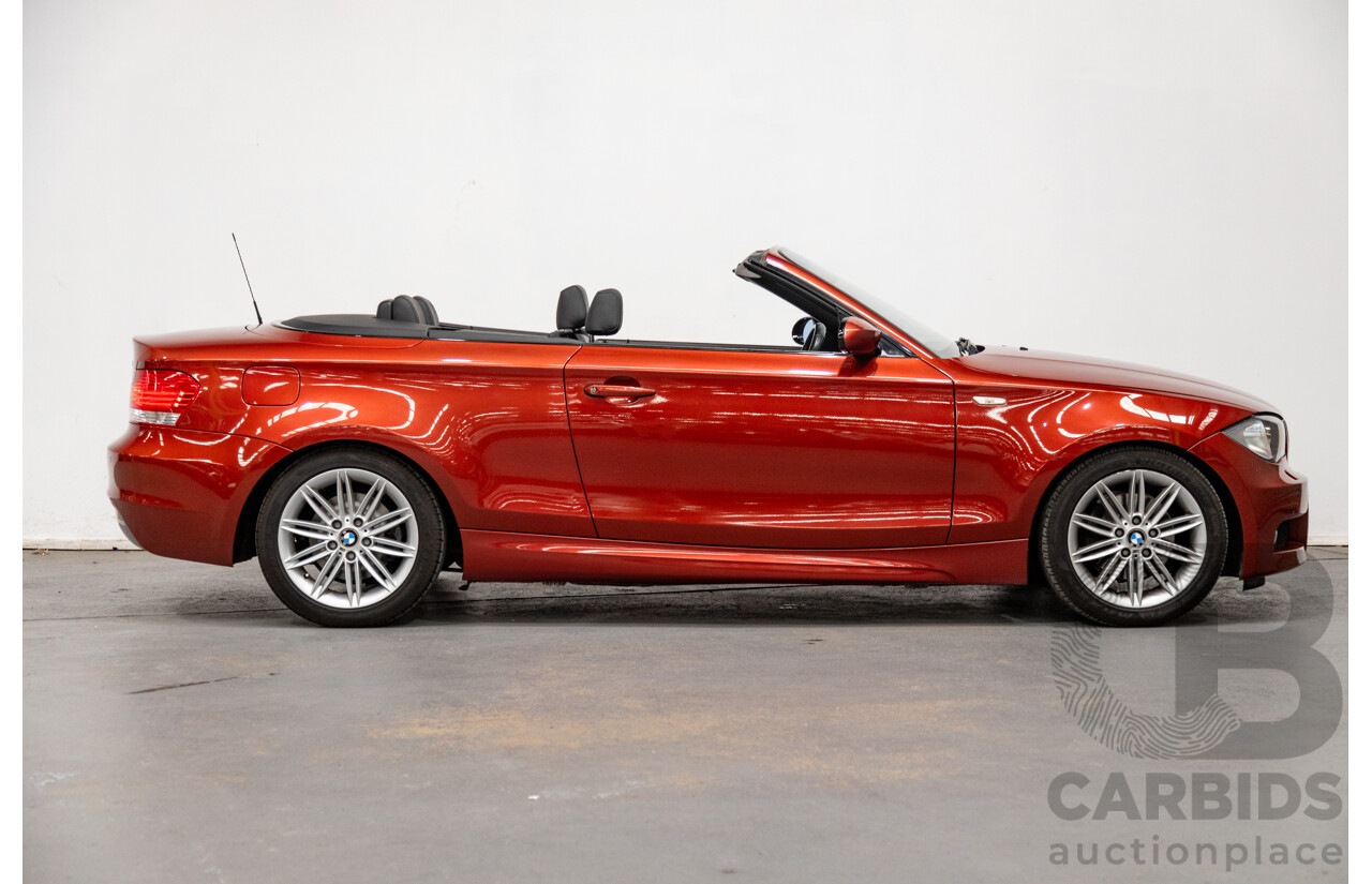 6/2008 BMW 125i E88 M-Sport Package 2d Convertible Sedona Red Metallic 3.0L