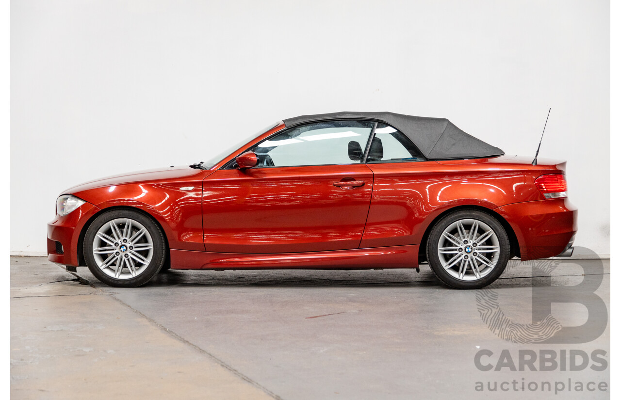 6/2008 BMW 125i E88 M-Sport Package 2d Convertible Sedona Red Metallic 3.0L