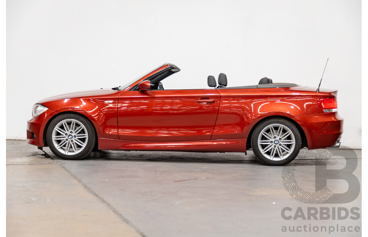 6/2008 BMW 125i E88 M-Sport Package 2d Convertible Sedona Red Metallic 3.0L