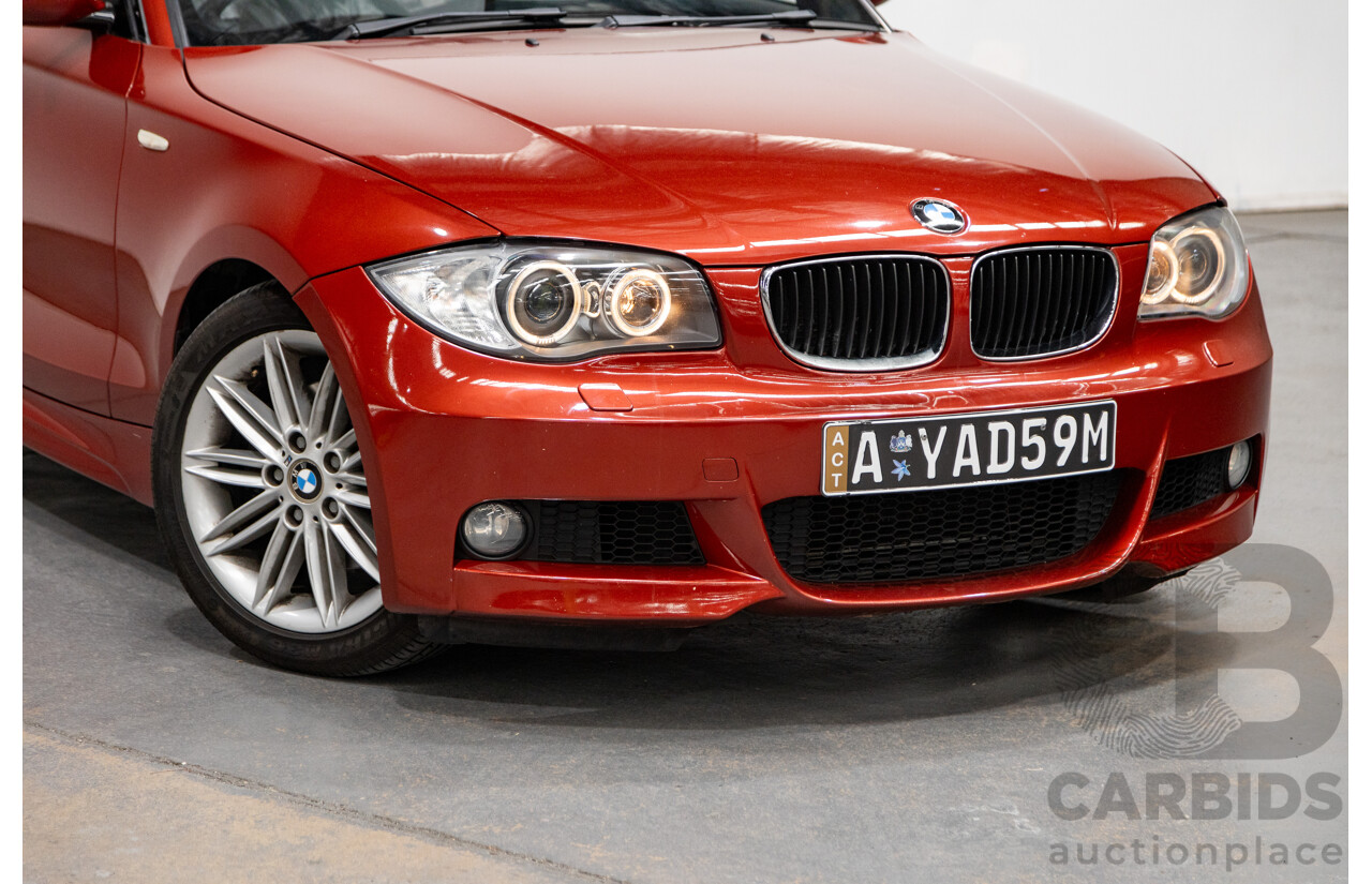 6/2008 BMW 125i E88 M-Sport Package 2d Convertible Sedona Red Metallic 3.0L