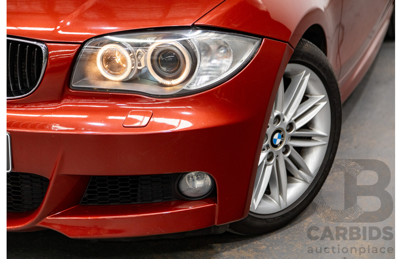 6/2008 BMW 125i E88 M-Sport Package 2d Convertible Sedona Red Metallic 3.0L