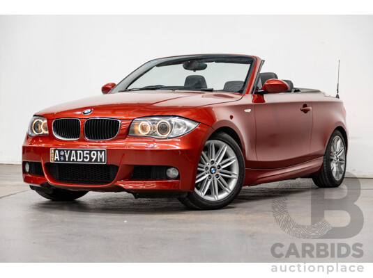 6/2008 BMW 125i E88 M-Sport Package 2d Convertible Sedona Red Metallic 3.0L