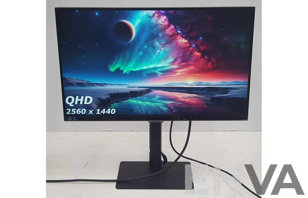 Samsung (S24A600UCE) 24-Inch QHD (1440p) Widescreen LCD Monitor w/ Built-in USB-C Dock